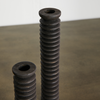 Spiral Pine Modern Wood Candle Candlestick Holder