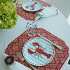 Ruby Mosaic Placemats (Set of 2) - Double Face