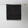 Herringbone Black Cotton Mat