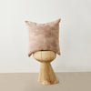 Linear Dusty Rose Hand-Felted Merino Wool Throw Pillow