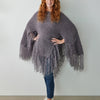 Grey Knit-Your-Own Love Poncho Kit