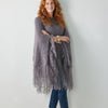 Grey Knit-Your-Own Love Poncho Kit
