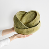 Olive Green Hand-Felted Wool Nesting Bowls