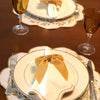 Gold Velvet Bow Napkin Rings (Set of 2)