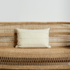 Layered Hand-Felted Merino Wool Throw Pillow
