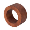 Rustic Wooden Napkin Rings – Set of 4
