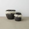 Grey Fringed Skirt Wool & Mohair Basket