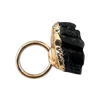 Black Tourmaline Napkin Rings (Set of 2)