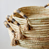 Natural Banded Betty Tray with Tassel