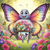 Bountiful Butterfly Garden Biosphere Terrarium