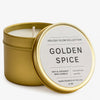 Golden Spice Candle – Vanilla & Cinnamon – Cozy Gift Idea