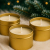 Golden Spice Candle – Vanilla & Cinnamon – Cozy Gift Idea