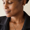 Mini Buttercup Stud Earrings & Protea Floral Necklace Bundle