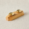 Double Wooden Incense and Candle Holder by Dor+Kie