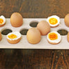 Hand-Carved Wooden Fridge Egg Tray