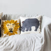 Rhino Cozy Throw Pillow