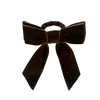 Brown Velvet Bow Napkin Rings (Set of 2)