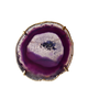 Amethyst Agate Napkin Rings (Set of 2)