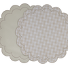 Provence Beige Placemats (Set of 2) - Double Face