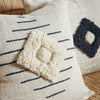 Khanya Throw Pillow in Grey and White