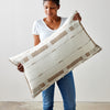 Fulcrum Patina Oversized Cotton Lumbar Pillow