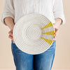 Moja Yellow Wall Basket