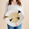 Mosaic Bullseye Wall Basket