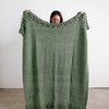 Bobble Lace Edged Eco-Cotton Throw