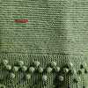 Bobble Lace Edged Eco-Cotton Throw