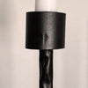 50 Inch Black Iron Floor Candelabra