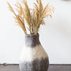 Eclipse Charcoal and Ivory Wool Gourd Basket