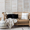 Eclipse Dip-Dyed Organic Wool Throw Pillow