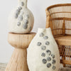 Pebble Hand-Felted Wool Gourd Basket