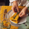 Linen Bundle: Runner & 6 Napkins (Honey)