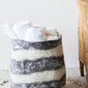Ingobozi Woven Wool African Storage Basket