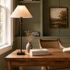 36 Inch Ivory Adjustable Table Lamp