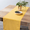 Seasonal Washed Linen-Cotton Runner- Mustard