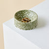 Olive Green Terrazzo Trinket Bowl