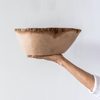 Jacaranda Hand-carved Wood Trinket Bowl