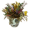 7" Butterfly Round Self-Watering Bamboo Pot