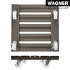 15.4" Taupe Square WPC Plant Caddy