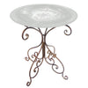 25" Antique Bronze Metal Birdbath Base