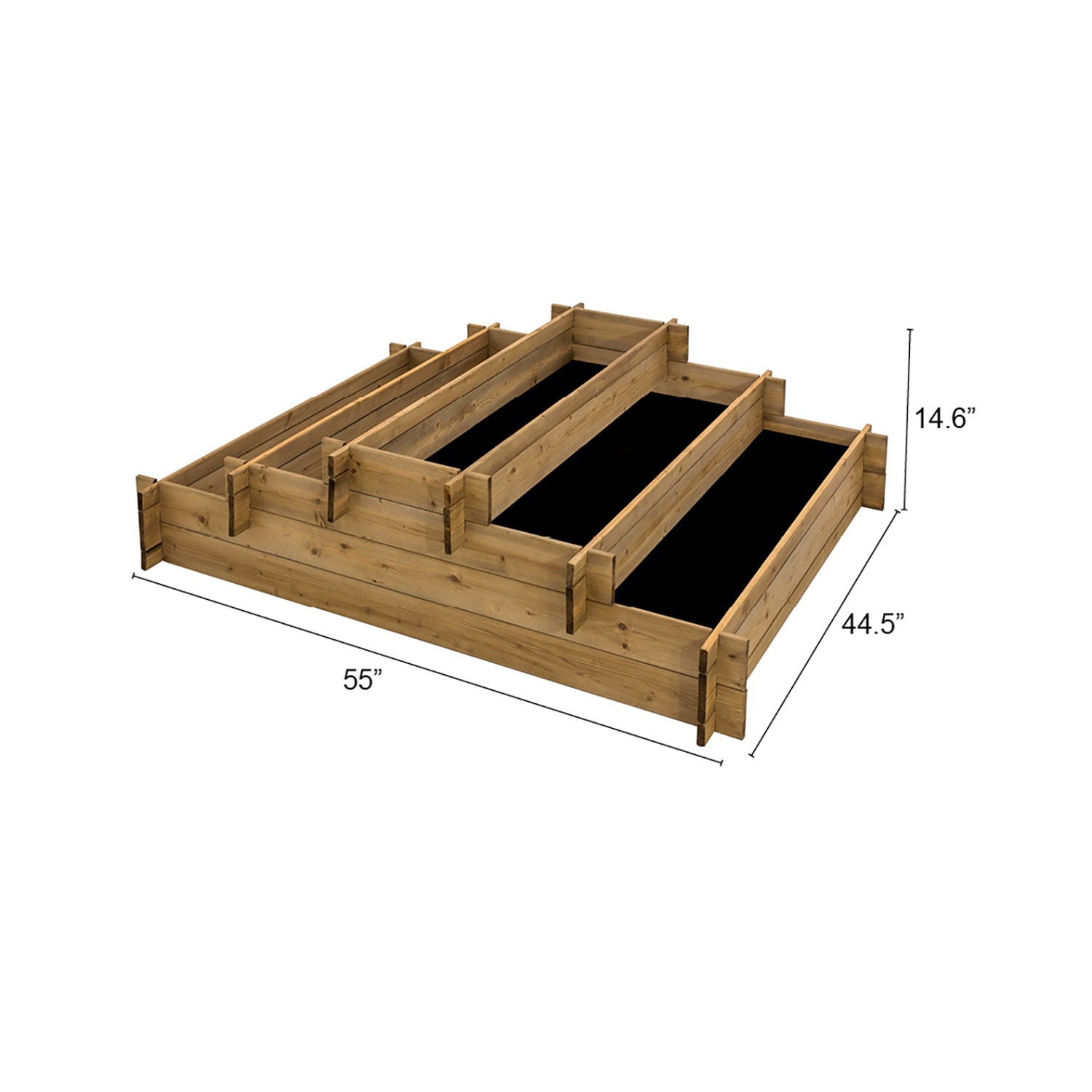 Tiered Five Section Raised Bed