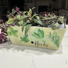 16" Herbs Rectangular Self-Watering Bamboo Planter