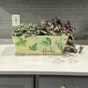 16" Herbs Rectangular Self-Watering Bamboo Planter