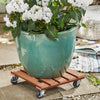 11.4" Terra Cotta Square WPC Plant Caddy
