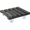 15.4" Gray Square WPC Plant Caddy
