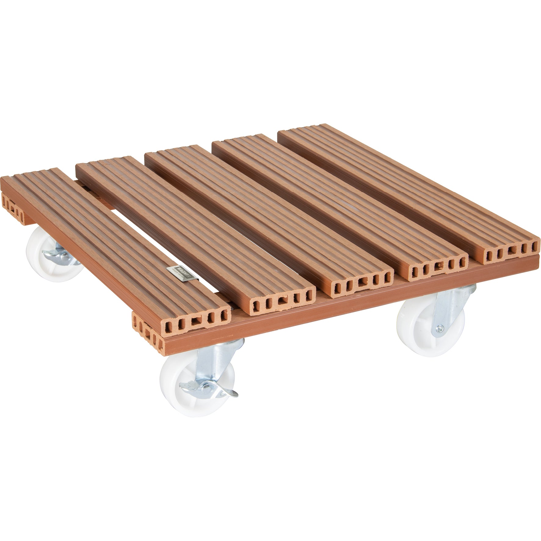 15.4" Terra Cotta Square WPC Plant Caddy