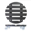 20" Gray Round WPC Plant Caddy