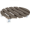 20" Taupe Round WPC Plant Caddy